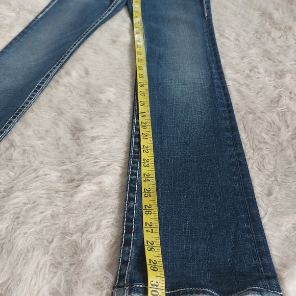 True Religions Women's Blue Disco Billy Big T Denim Jeans Siz 25 - Picture 7 of 11